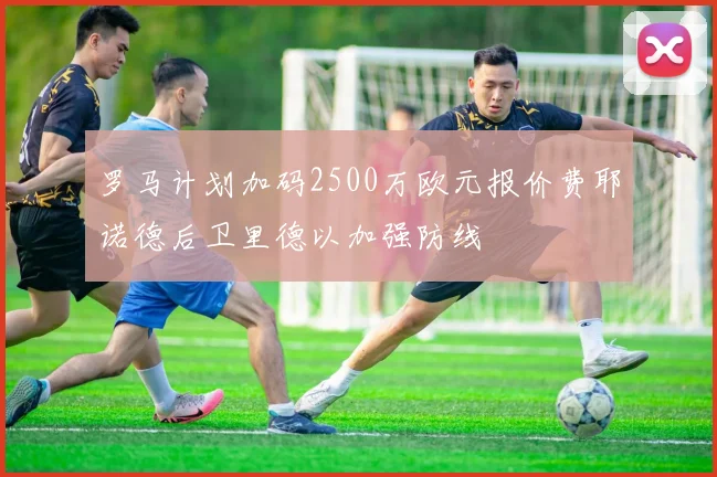 罗马计划加码2500万欧元报价费耶诺德后卫里德以加强防线